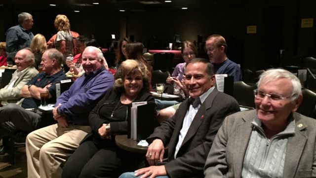 May 2016 Comedy Works — audience seated at Comedy Works venue